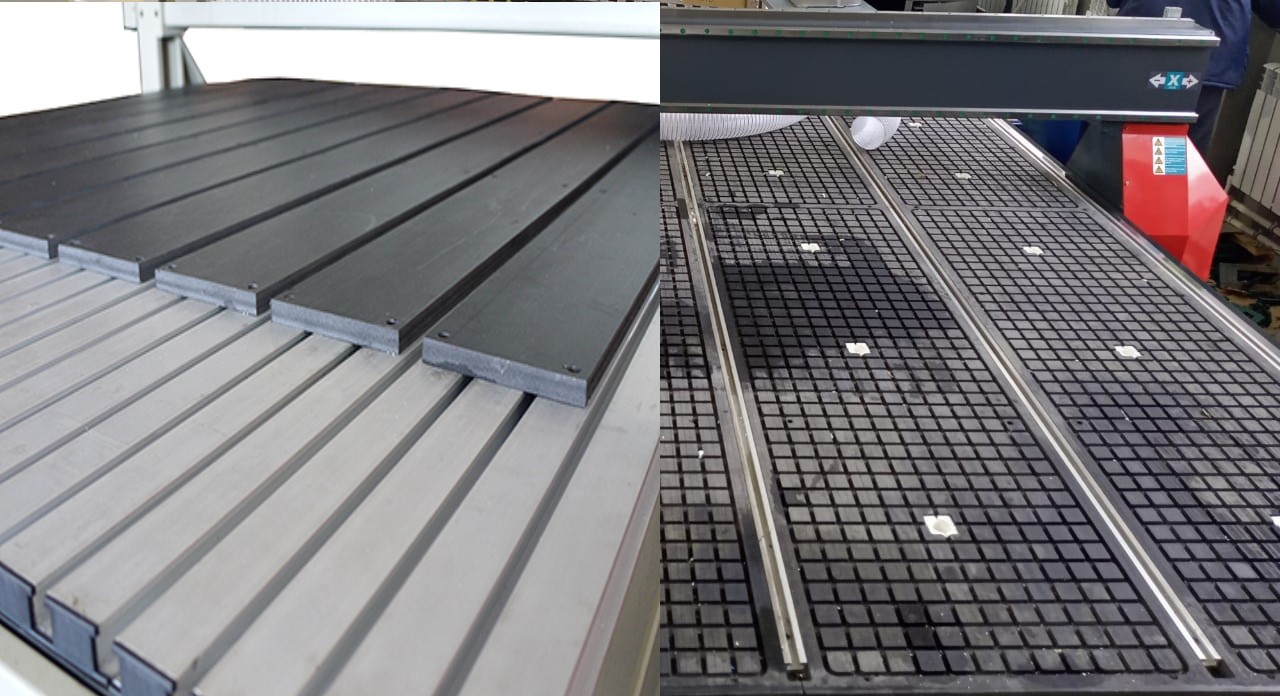 Стол пластик + Т-пазы (Вакуумный)